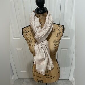 Zoe Madison Elegant Blush Metallic Wrap
